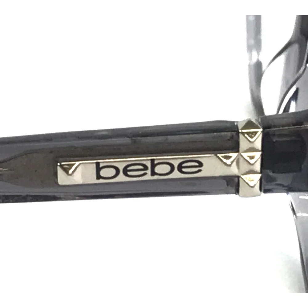 Bebe Eyeglasses Frames BB5126 001 JET Brown Grey Brown Tortoise 53-17-135